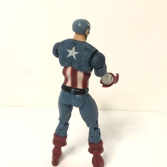marvel universe captain america 3.75” inch action figure #8 series 2 loose 2009 - Picture 4 of 6